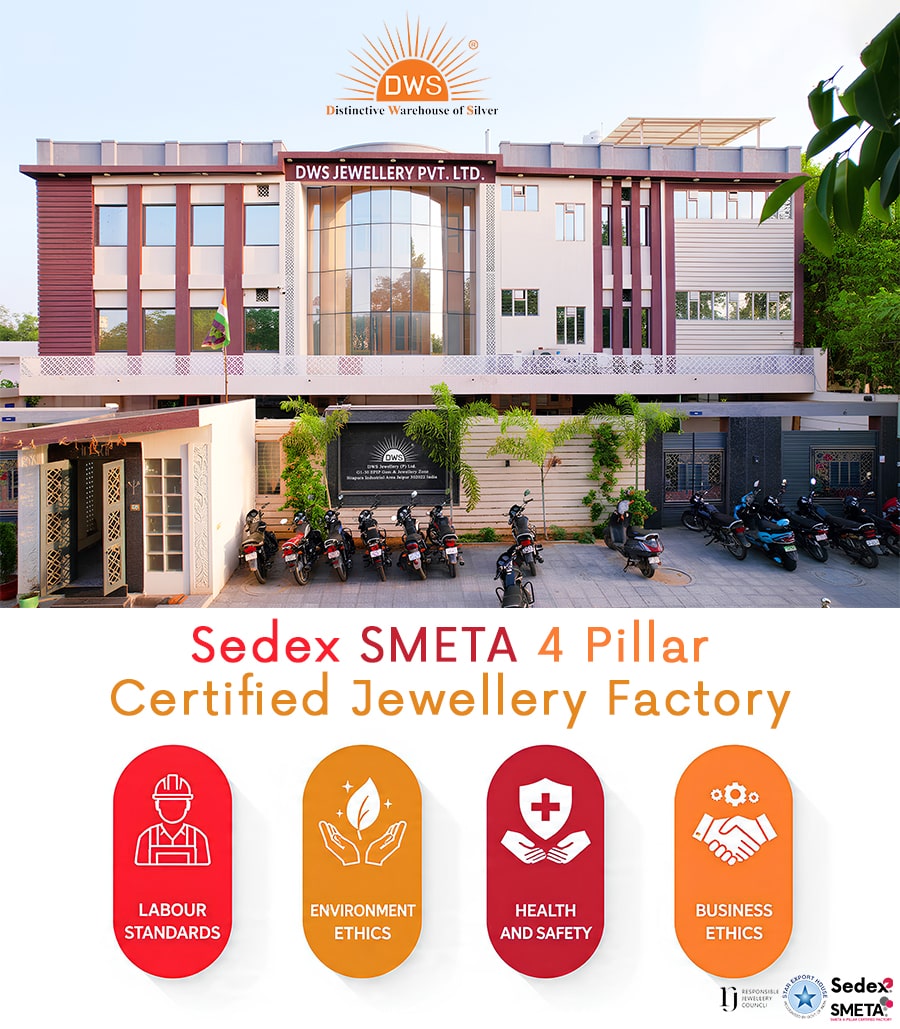 Sedex SMETA 4 Pillar Certified Jewellery Factory in Sitapura